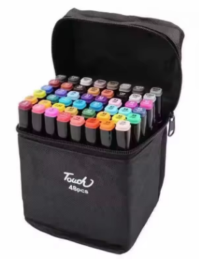 Rotuladores permanentes de doble punta