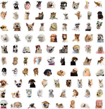 Pegatinas perro