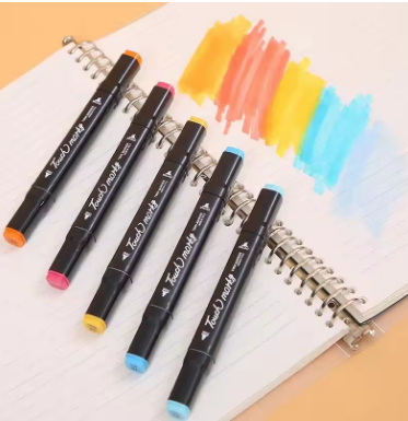 Rotuladores permanentes de doble punta