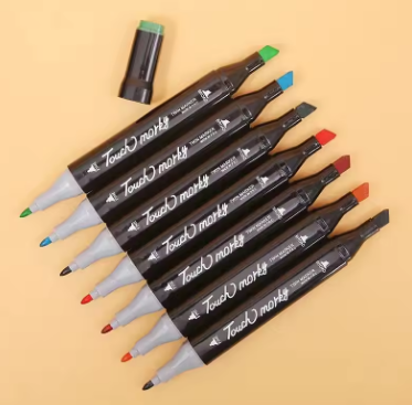 Rotuladores permanentes de doble punta